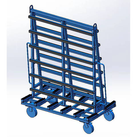 Moveable A Shape Rack for Your Glass Workshop Turnover Detachable Design to Save the space