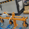 Electrical Double Clamp Vacuum Lifter For Metal/Glass Panel Carrying For Laser Cutting Line 