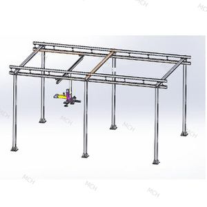 Railing Glass Vacuum Lifter System with CE & SGS Certifications Porch-Shaped Overhead Crane