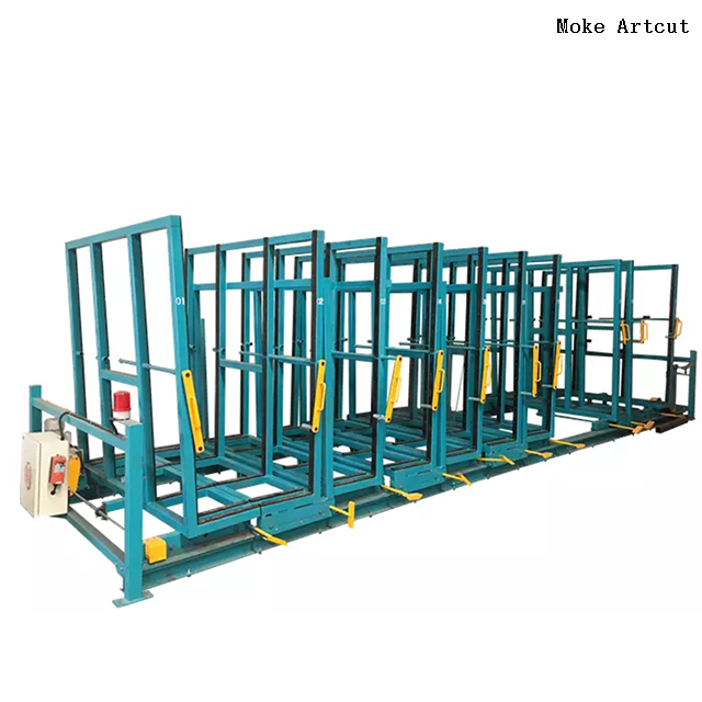 Mobile Glass Storage Rack