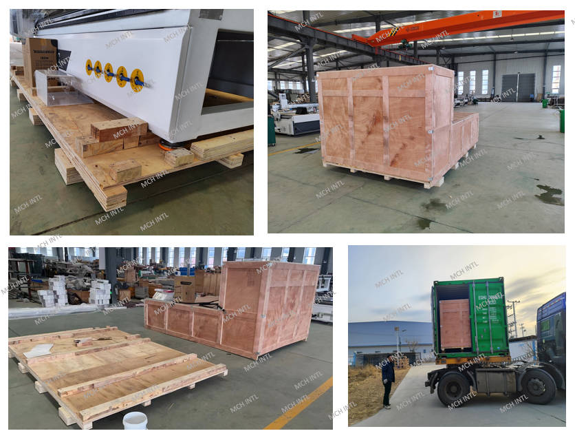 Laser machine delivery