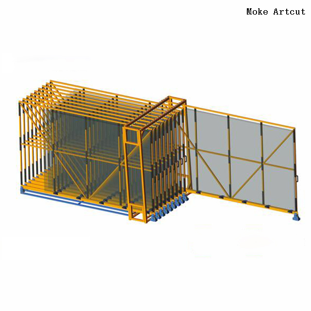 Drawer Type Glass Shelf