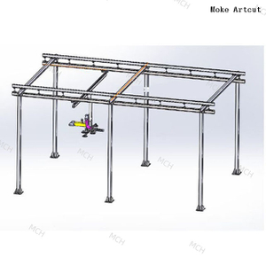Railing Glass Vacuum Lifter Systerm with CE & SGS Certifications Porch-shaped Overhead Crane