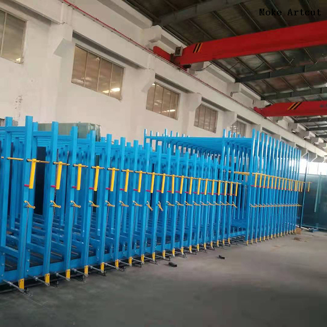 Mobile Glass Storage Rack
